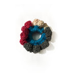 Handmade Multicolor Crocheted Hair Scrunchie