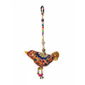 Vibrant Folk Art Bird Charm Hanging - Madhues
