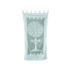 Aura Tree of Life Sheer Barmer Appliqué Curtain - Madhues