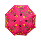 Vibrant Floral Hand-Stitched Parasols - Madhues