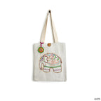 Regal Elephant Embroidered Tote - Madhues