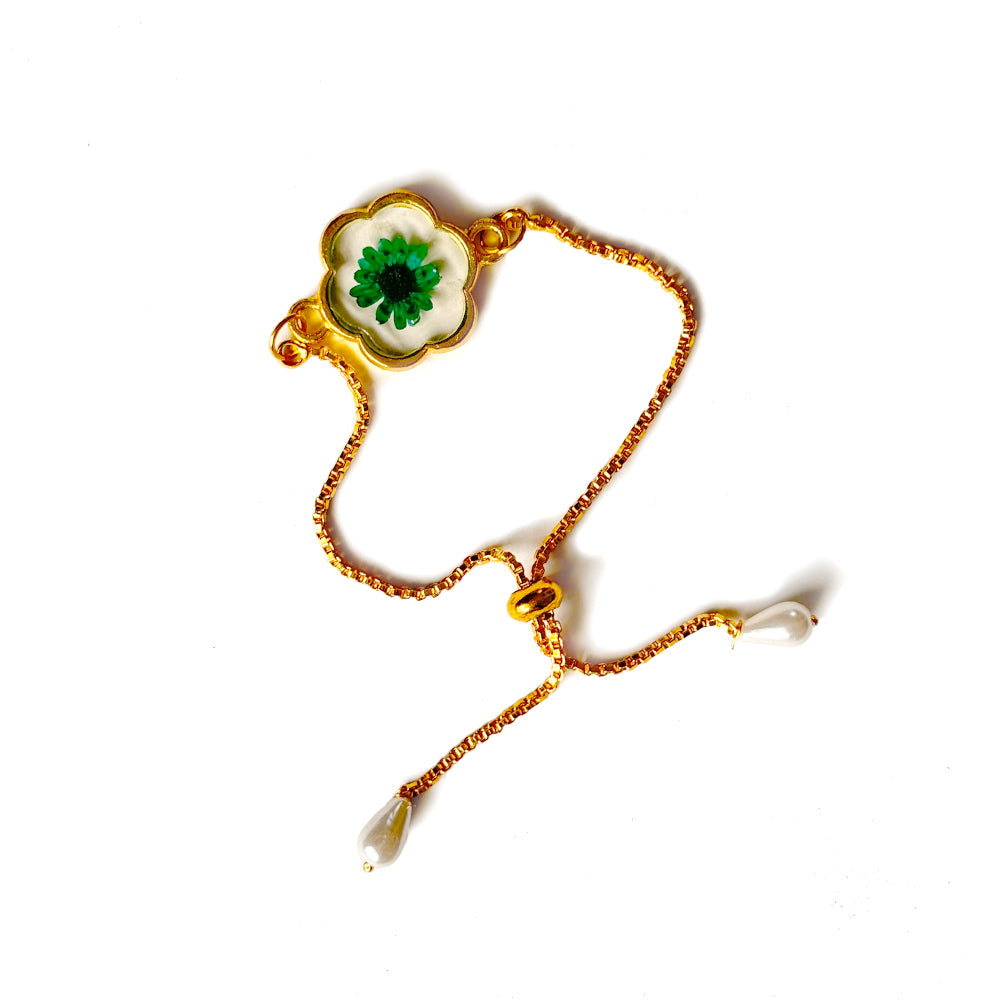 Emerald Blossom Bracelet - Madhues
