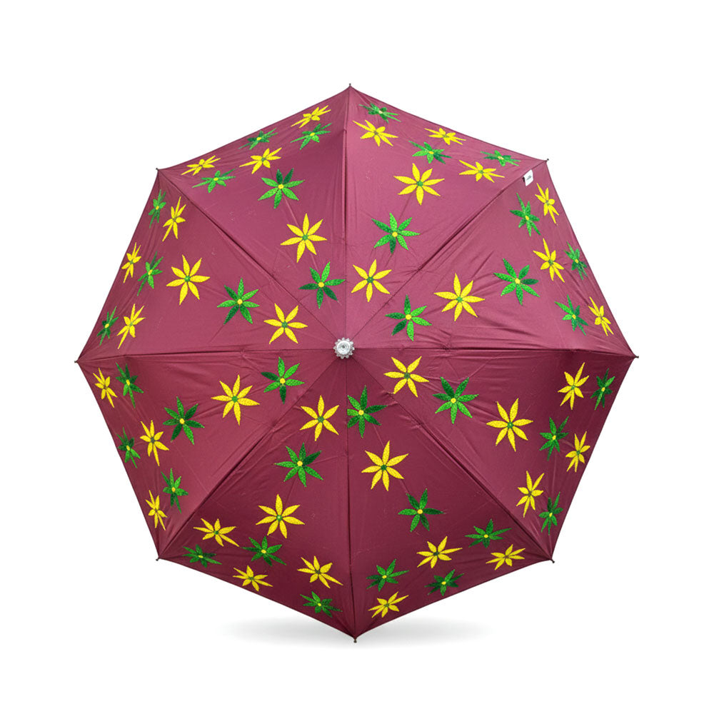 Sunshine Bloom Embroidered Parasol - Madhues
