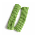 Handmade Ribbed Knit Fingerless Gloves - Soft Winter Arm Warmers