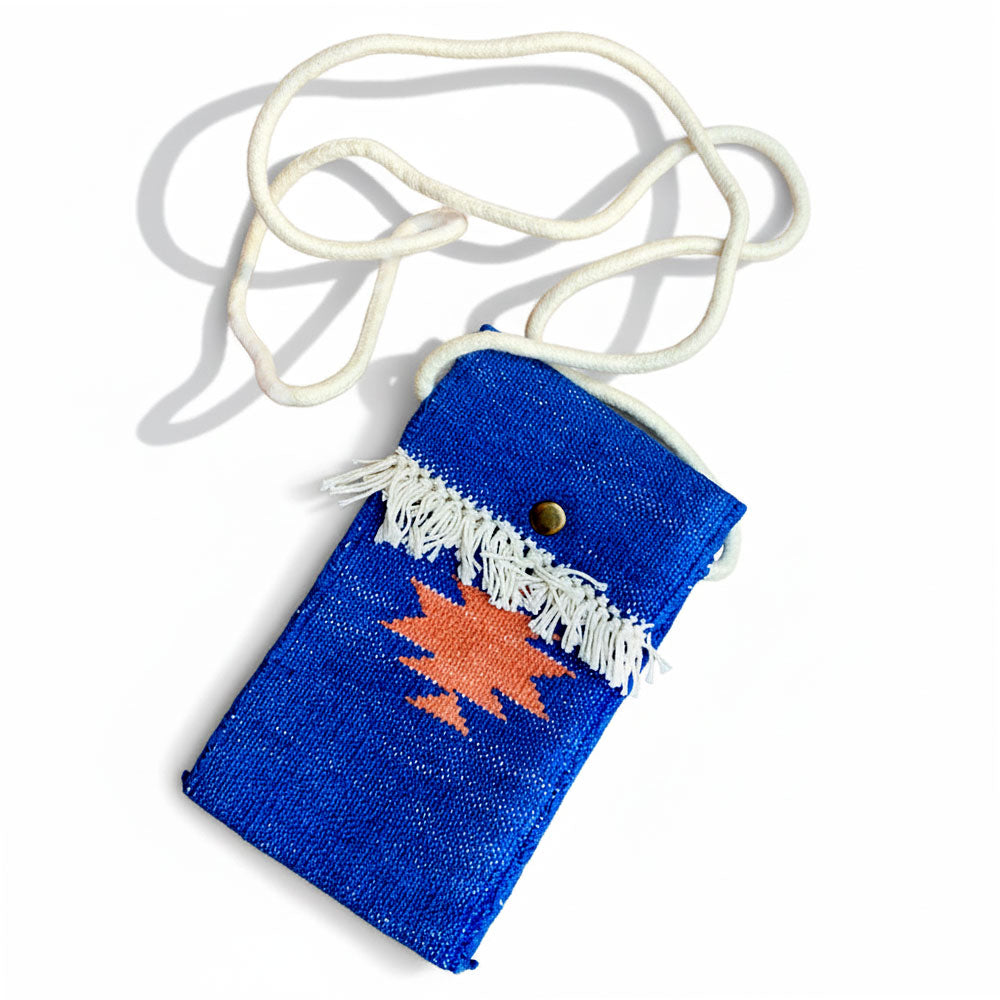 The "Aztec Star" Artisan Jute Sling Pouch