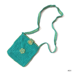 Azure Bloom Crochet Sling Bag - Madhues