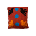 The Free Spirit Folk Art Bird Appliqué Pillow Set of 2 - Madhues
