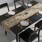 Artisan Block Printed Floral Table Runner for Dining