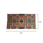 rug with geometric pattern and dimensions