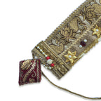 Premium Gold Zari & Resham Embroidered Toran (Bandarwal) - Madhues