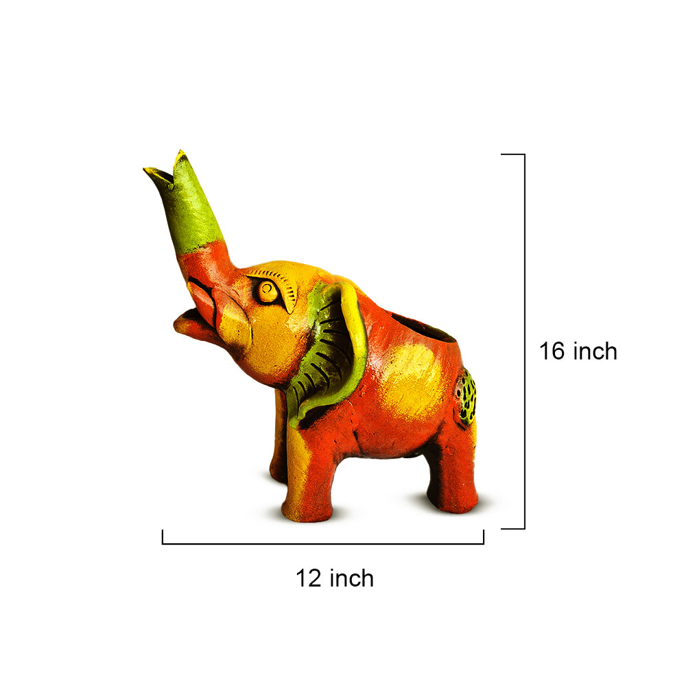 Prosperity Elephant: Pokhran Terracotta - Madhues