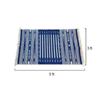 Classic Navy Woven Rug 