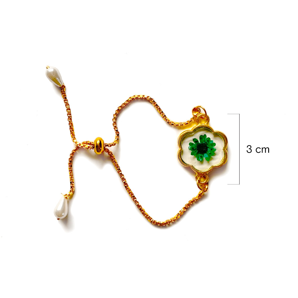 Emerald Blossom Bracelet - Madhues