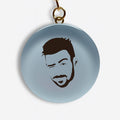 Personalized Circle Smart Tag Keyring with Custom Illustration/Photo and NFC - Madhues