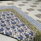 Traditional Tree of Life Block Print Blanket - Madhues