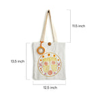Sacred Steps Embroidered Tote - Madhues