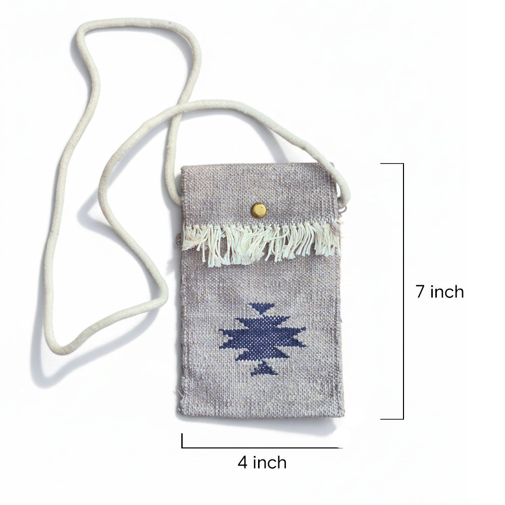 The Desert Star Hand-Woven Jute Phone Sling