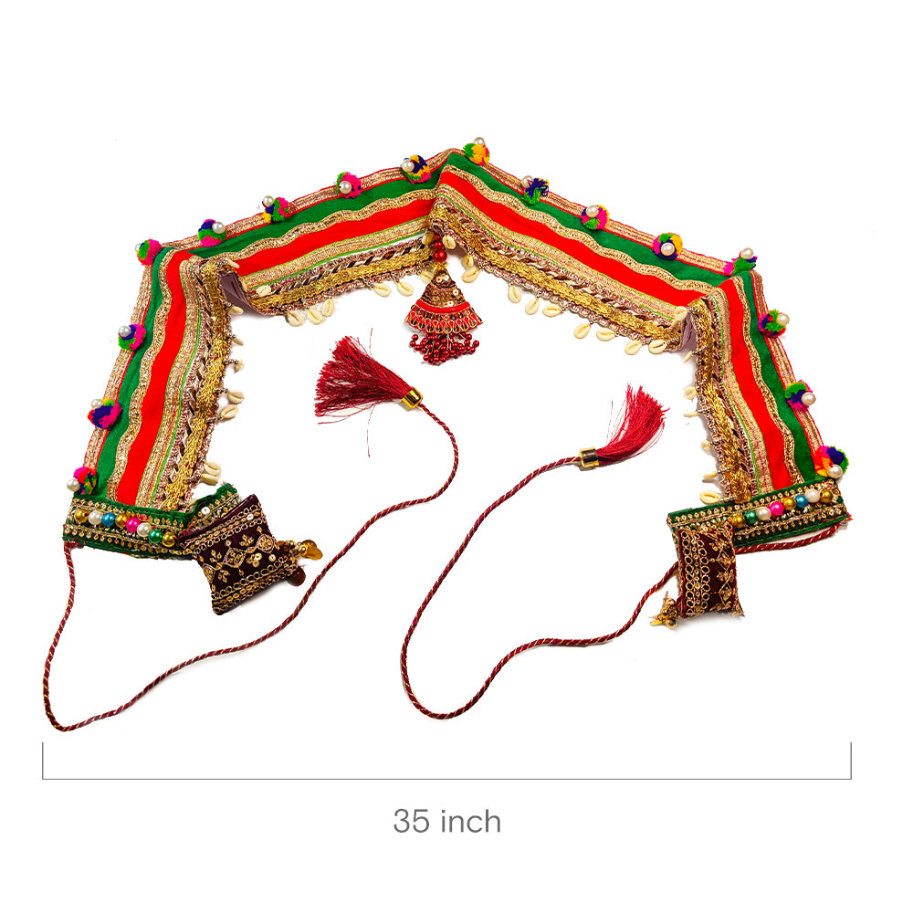 Handcrafted Multicolor Bandarwal with Kodi - Madhues
