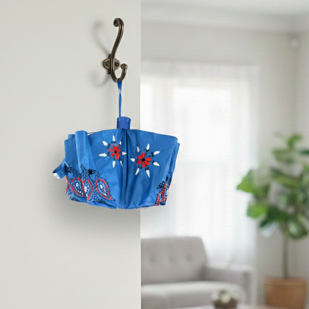 Indigo Paisley Art Umbrella - Madhues