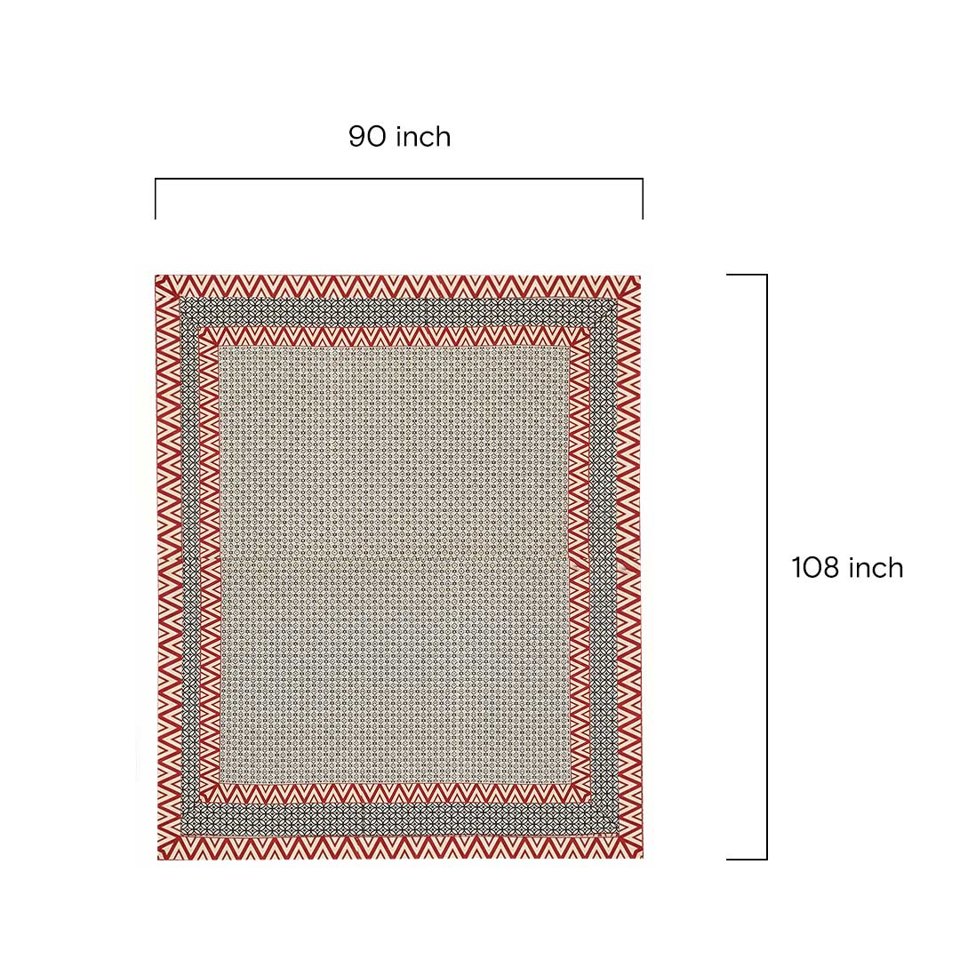 South Cotton Murugan Hand Block Print Bedsheet