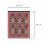 Geometric Murugan South Cotton Hand Block Printed Bedsheet