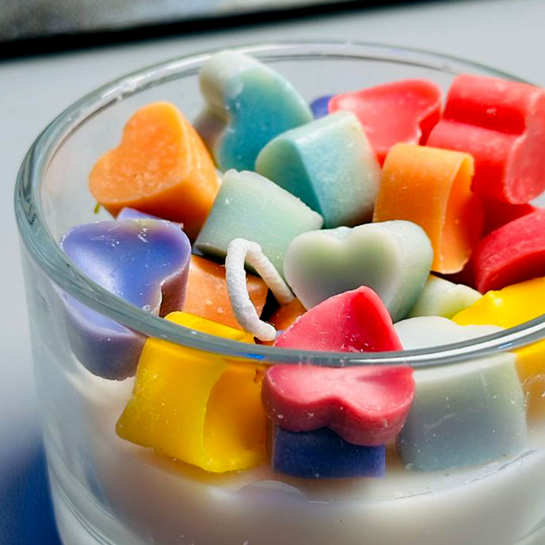 Sweetheart Scented Wax Melt Candle - Assorted Colors