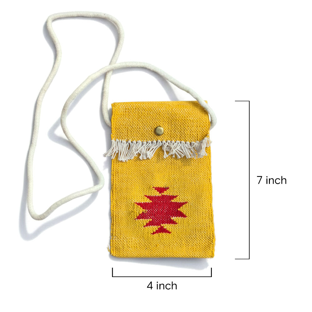 The Desert Bloom Jute Phone Sling