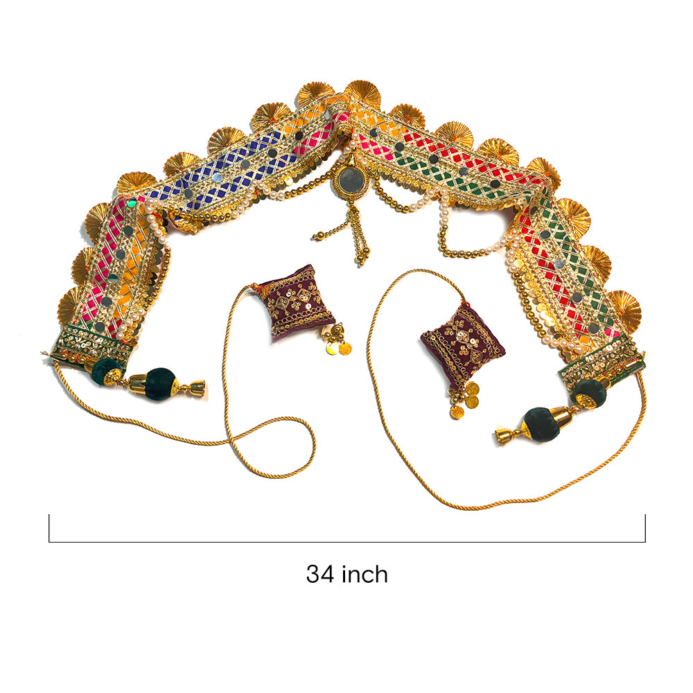 Creative Handmade Bandarwal with Latkans - Madhues