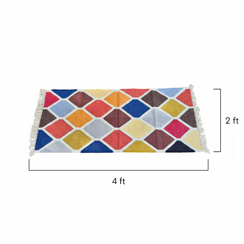 Chromatic Rhombus Indoor Rug - Image 3
