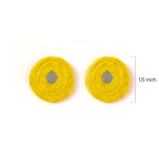 Vibrant Yellow Sunshine Studs - Image 2