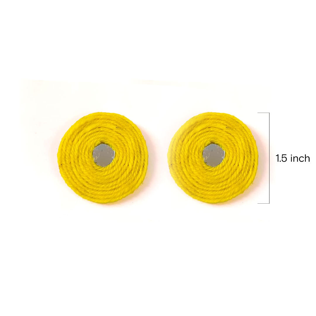 Vibrant Yellow Sunshine Studs - Image 2