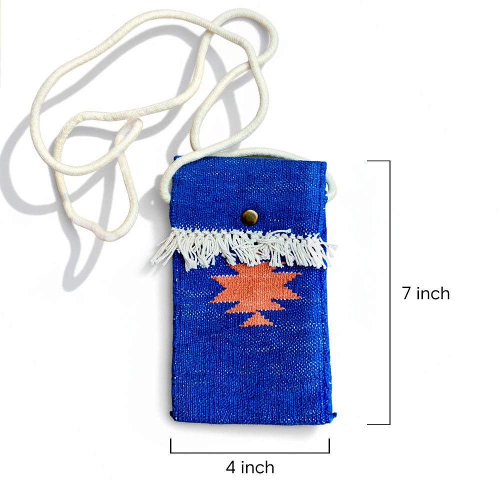 The "Aztec Star" Artisan Jute Sling Pouch