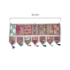 Kasida Kari Embroidered Patchwork Toran Door Hanging