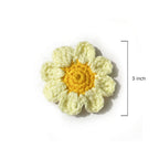 Charming Crochet Daisy Hair Clip - Handmade Floral Accessory