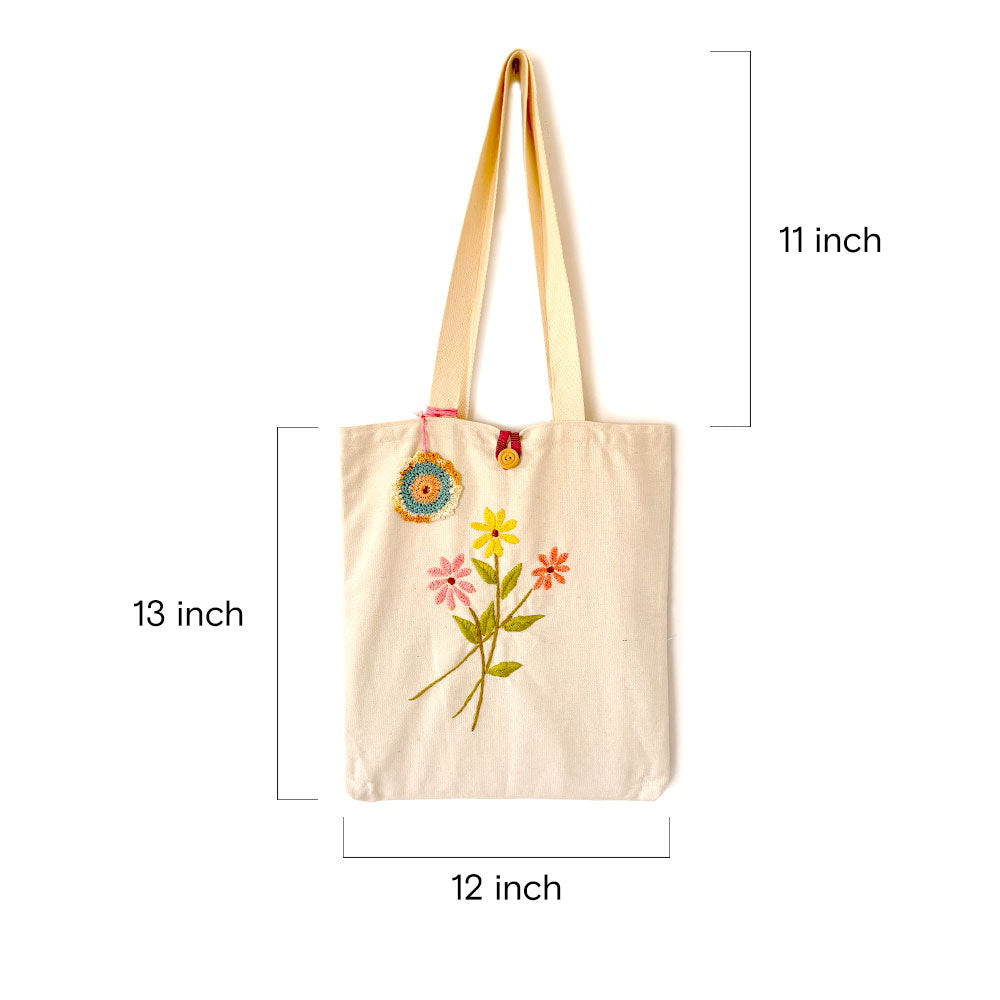 Floral Sprig Tote