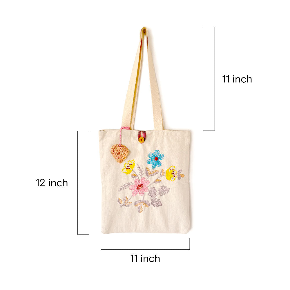 Whimsical Bouquet Tote