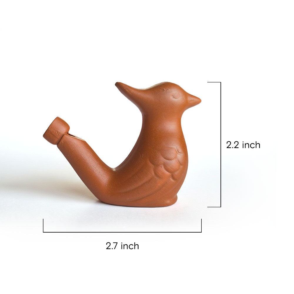 Chirping Terracotta Water Whistle (Set of 2) - Madhues