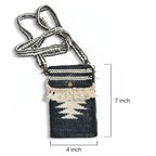 The Shadow Weaver Monochrome Sling Bag - Madhues