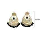 Polki Chandbali Earrings - Image 2