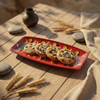 Pattachitra Folk Art Hand-Painted Wooden Serving Tray