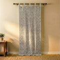 Heirloom Floral Sheer Barmer Appliqué Curtain - Madhues