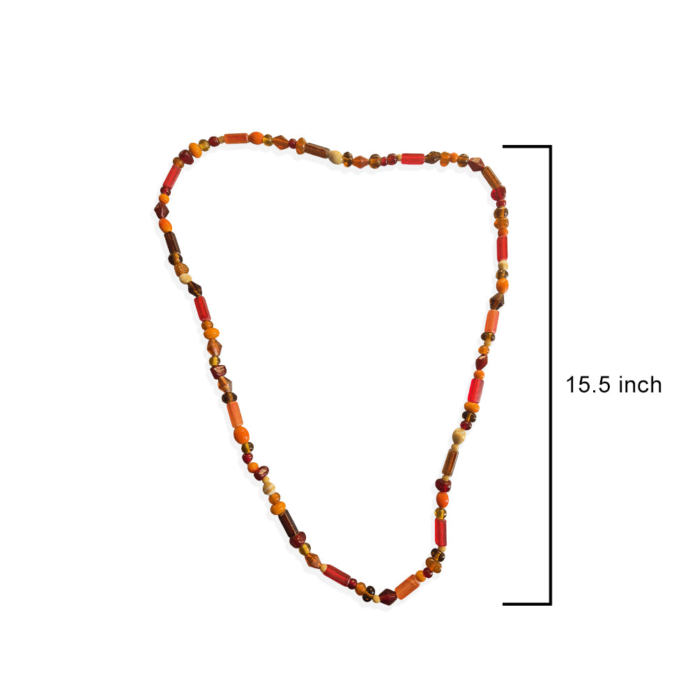 Autumn Harvest Beaded Strand Necklace