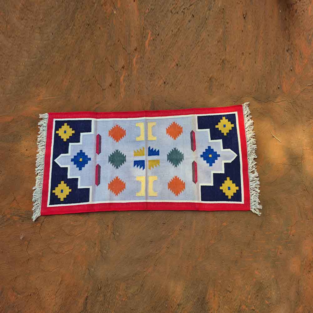 The Folk Art Medallion Cotton Durrie - Image 2