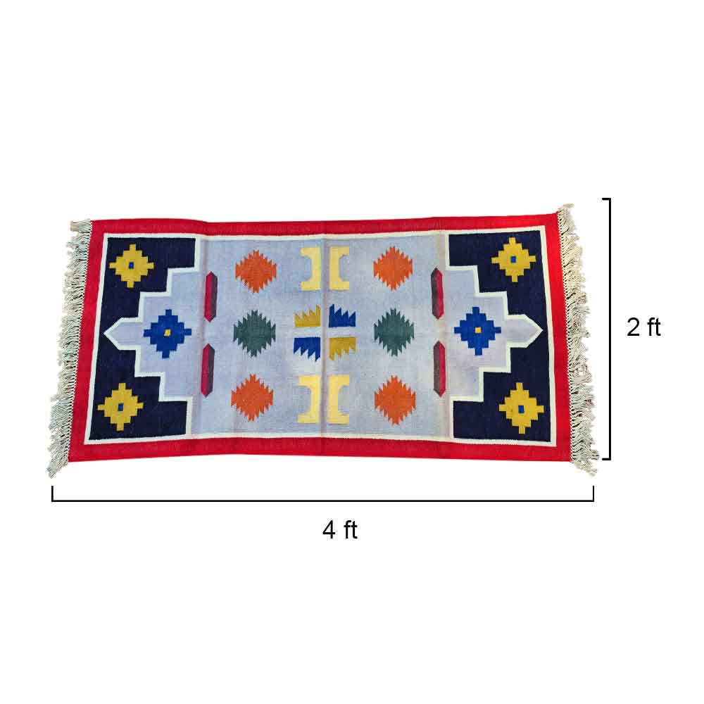 The Folk Art Medallion Cotton Durrie - Image 3