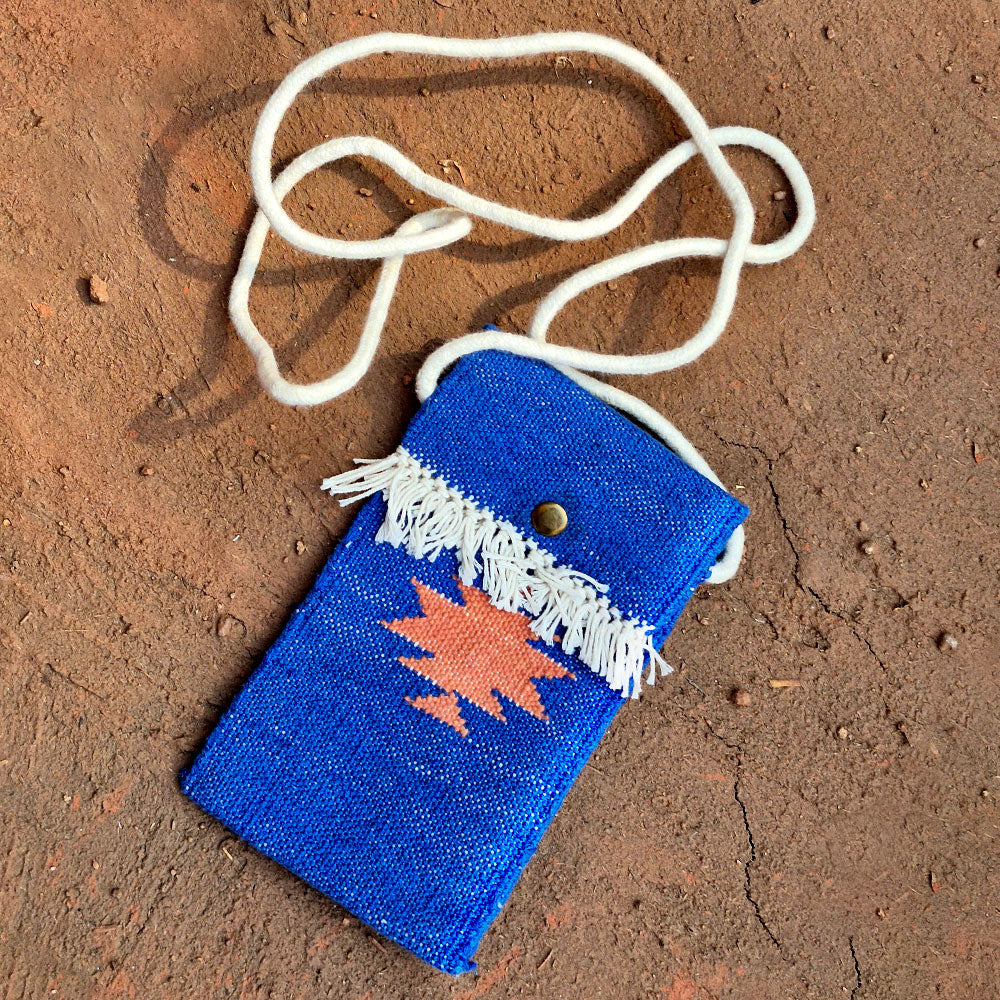 The "Aztec Star" Artisan Jute Sling Pouch