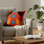 The Free Spirit Folk Art Bird Appliqué Pillow Set of 2