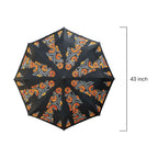 Midnight Marigold Embroidered Umbrella - Madhues