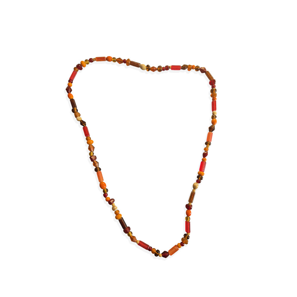 Autumn Harvest Beaded Strand Necklace