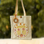 Sacred Steps Embroidered Tote - Madhues