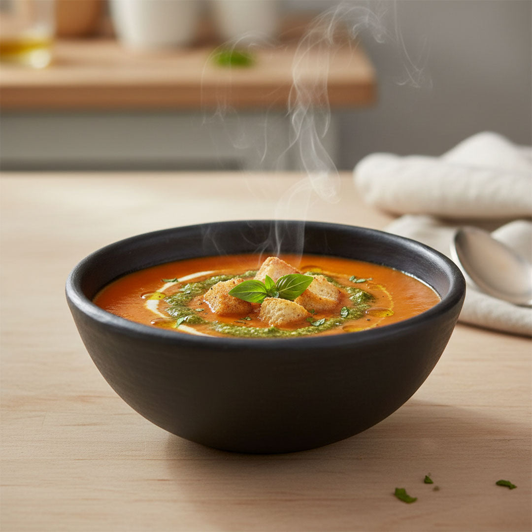 Handcrafted Longpi Nungbi Black Pottery Serving Bowl